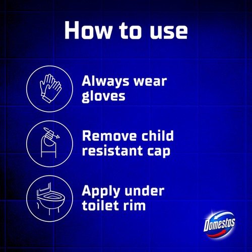 Domestos Bleach White & Sparkle Toilet Cleaner 750ml