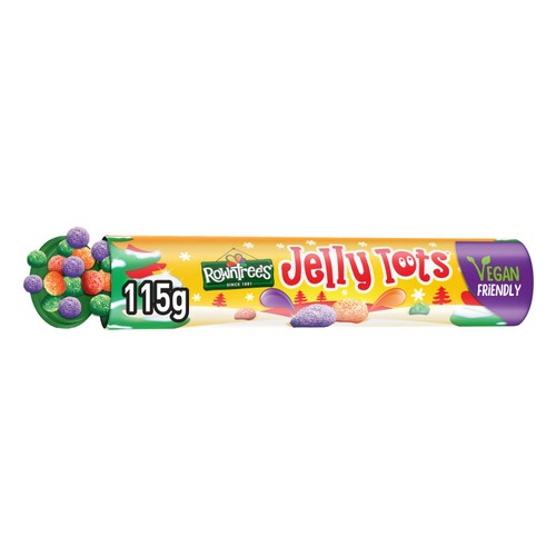 Rowntree's Jelly Tots Sweets Giant Tube 115g