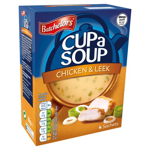 Batchelors Cup a Soup Chicken & Leek 4 Sachets