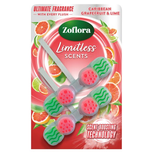 Zoflora Caribbean Grapefruit & Lime Toilet Rim Block