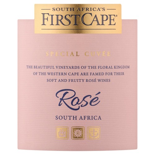 First Cape Special Cuvee Chardonnay Pinot Noir Rose 75CL