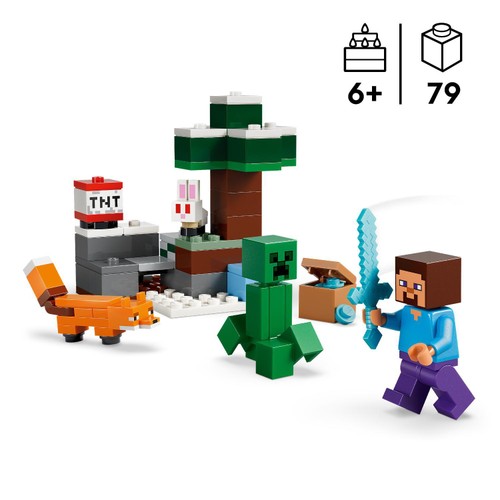 Lego Minecraft Steve's Taiga Adventure 21583