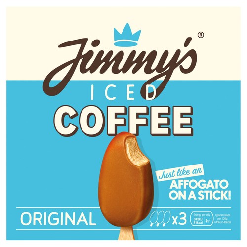 Jimmy's Iced Coffee Ice Cream Sticks  3 x 80ml