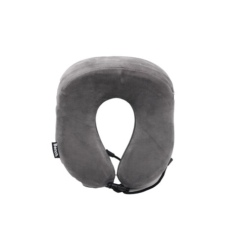 Bench Dark Grey Deluxe Memory Foam Travel Pillow