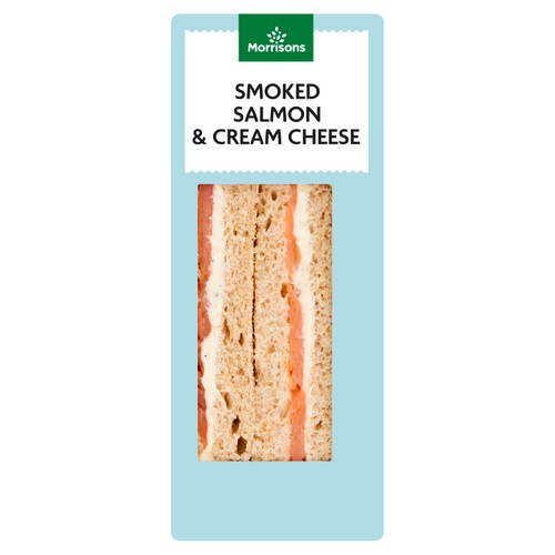 Morrisons salmon cream cheese sandwich