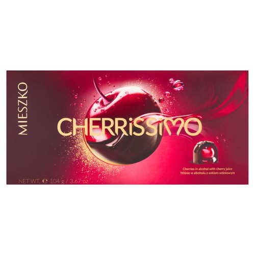 Cherrissimo Classic Pralines With Cherry In Alcohol 104G 