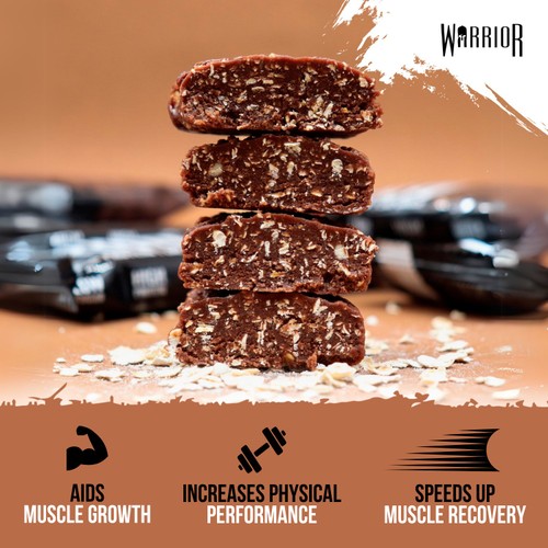 Warrior Raw Protein Flapjack Chocolate Brownie 