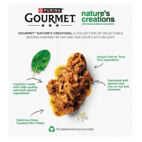 Gourmet Nature's Creations Fish Wet Cat Food
