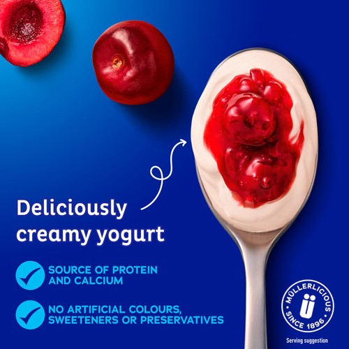 Muller Corner Red Cherry Yogurt 136g