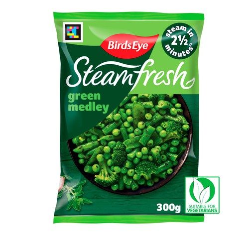Birds Eye Steamfresh 2 Green Medley Steam Bags 300g