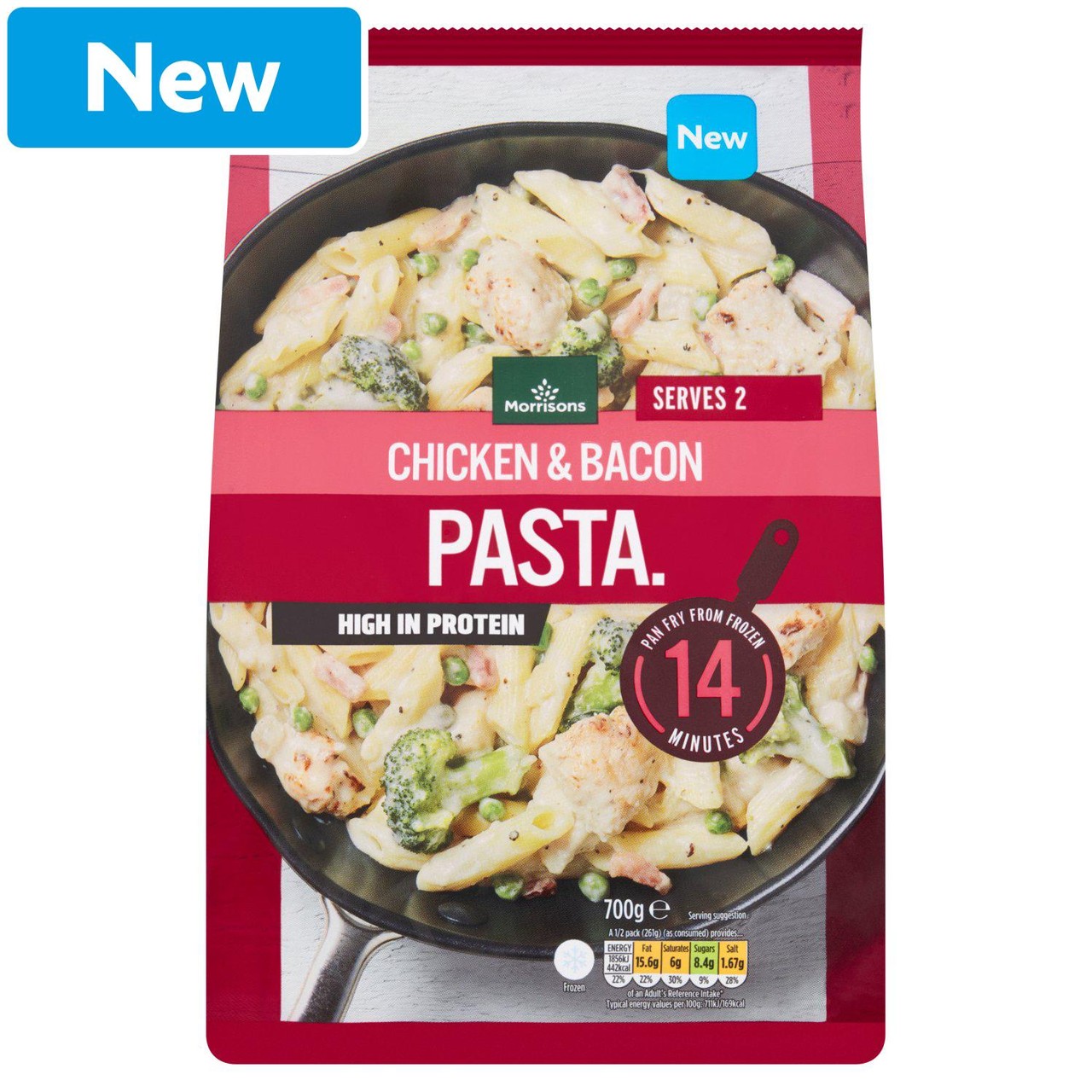 Morrisons Creamy Chicken & Bacon Pasta 700g