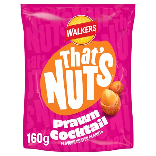 Walkers That's Nuts Prawn Cocktail  160g