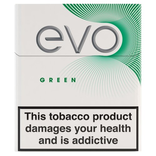 EVO Green Tobacco Sticks Designed Exclusively For Heating 20 Pack