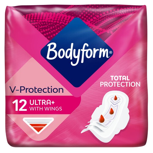 Bodyform Cour V Ultra Normal Sanitary Towels Wings