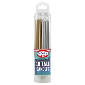 Dr. Oetker 18 Tall Candles | Morrisons