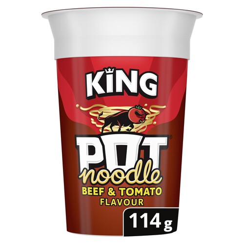 King Pot Noodle Beef & Tomato