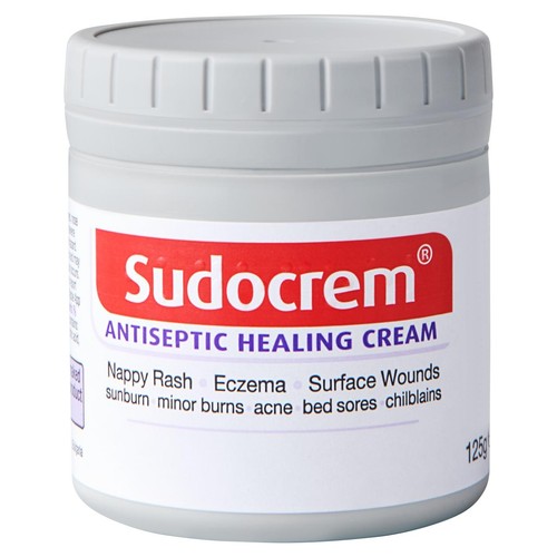 Sudocrem Antiseptic Cream-Nappy Rash, Acne spots, Eczema & First Aid   125g