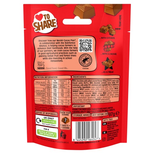 Munchies Salted Caramel Fudge Share Bag 