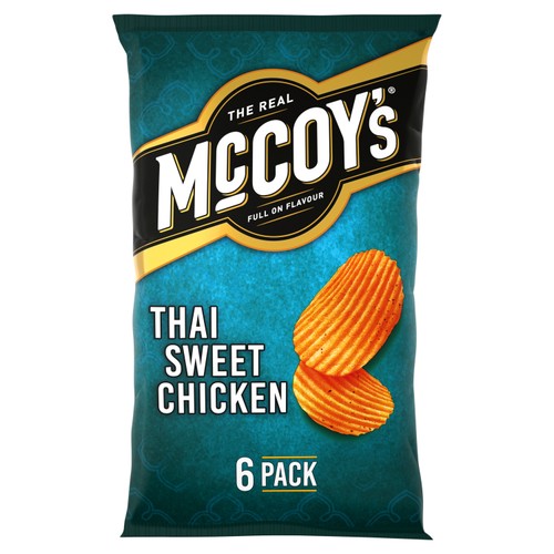 McCoy's Thai Sweet Chicken Crisps 6 Pack