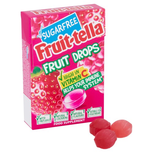 Fruittella Sugar Free Fruit Drops Redberry Mix