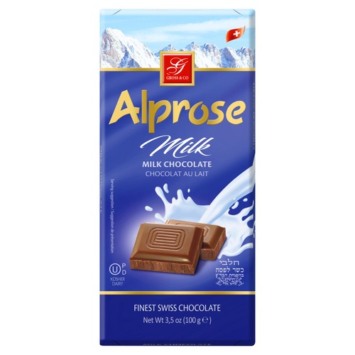 Alprose Swiss Milk Choc Bar 