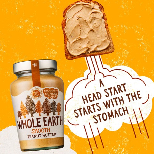 Whole Earth Smooth Peanut Butter   454g