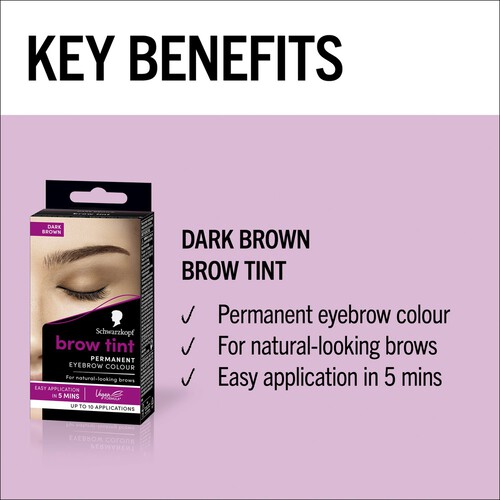 Schwarzkopf Brow Tint Dark Brown