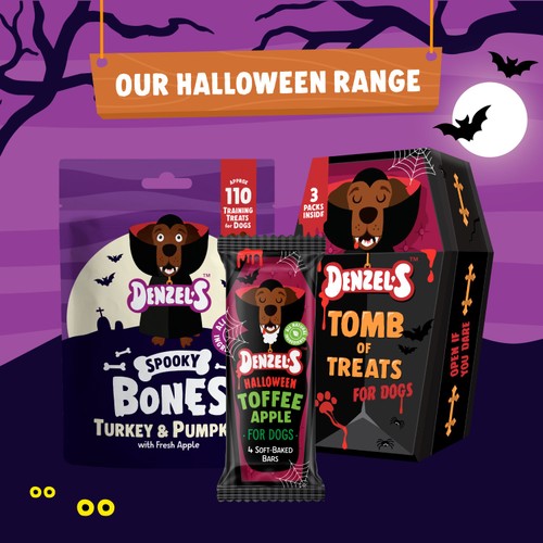Denzel's Tomb of Treats for Dogs 140g