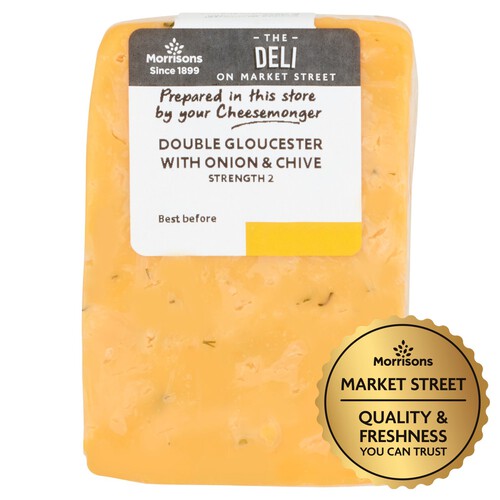 Market Street Double Gloucester With Onion & Chives