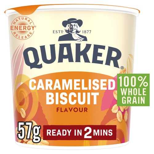 Quaker Oat So Simple Caramelised Biscuit Porridge Pot