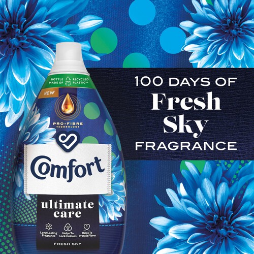 Comfort Ultimate Care Fresh Sky Fabric Conditioner 58 Washes 