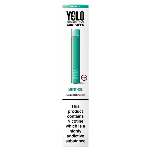 Yolo Bar Menthol 20mg