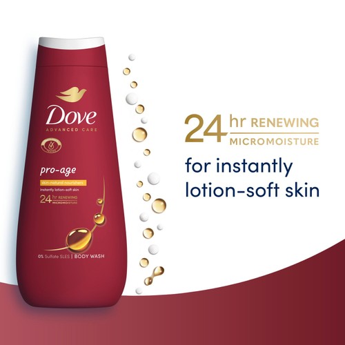 Dove Pro Age Advanced Care Body Wash Shower Gel  400ml