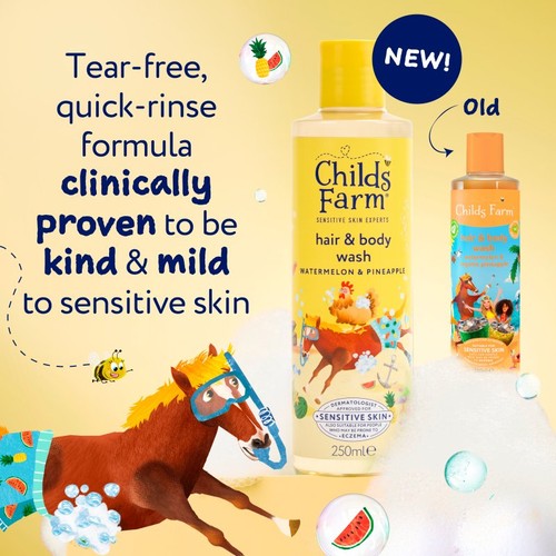 Childs Farm Hair & Body Wash Watermelon & Pineapple 250ml
