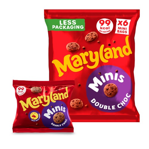 Maryland Cookies Minis Double Chocolate 6 Multipacks