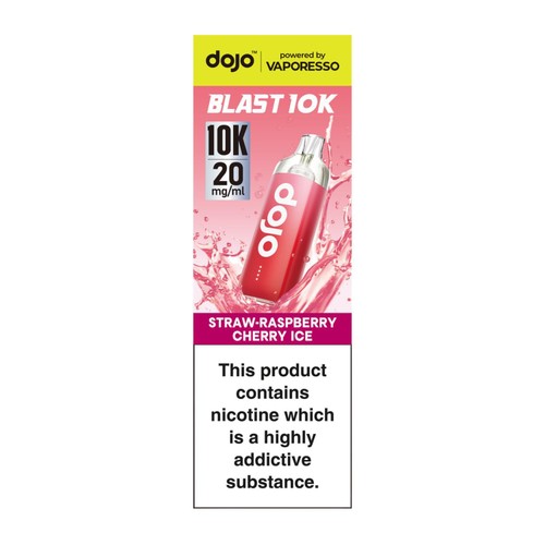 Dojo Blast 10K Kit Strawberry Raspberry Cherry Ice 20Mg