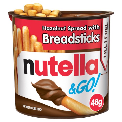 Nutella & Go! Hazelnut Chocolate Spread and Breadsticks Snack Pot