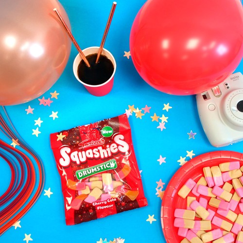 Squashies Drumstick Cherry Cola 140g