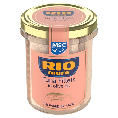 Rio Mare Tuna Fillets In Olive Oil Glass Jar (180g)