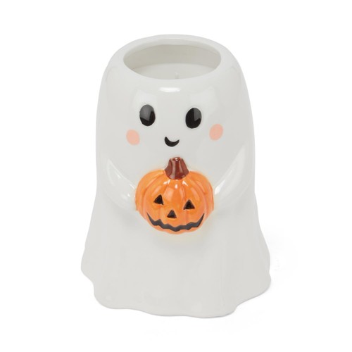 Morrisons Halloween Ghost And Pumpkin Candle