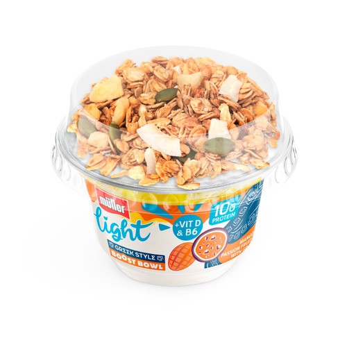Muller Light Greek Style Mango & Passionfruit Yogurt with Granola 170g
