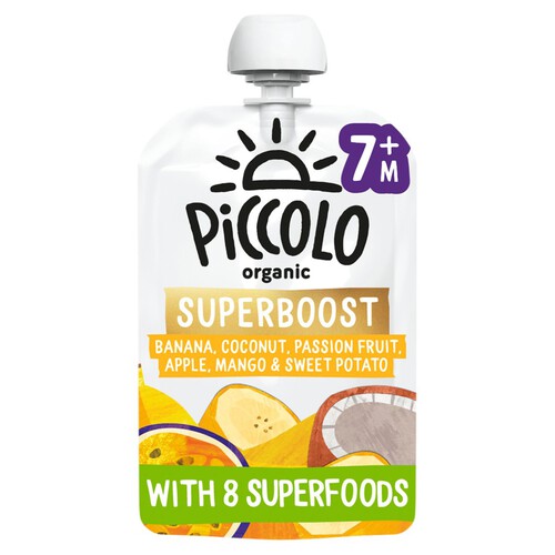 Piccolo Organic Superboost Banana Mango Coconut & Passionfruit 