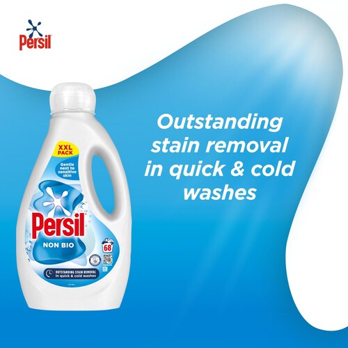 Persil Non Bio Liquid Laundry Washing Detergent 68 Washes