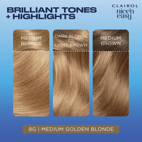 Nice 'N Easy Permanent Colour Natural Honey Blonde 8G Hair Dye 