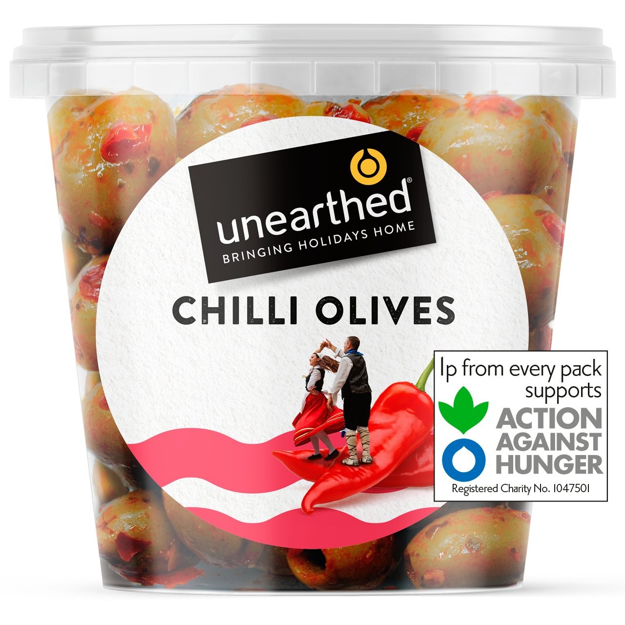 Unearthed Chilli Olive Bucket 330g