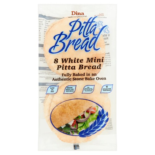 Dina White Mini Pitta Bread