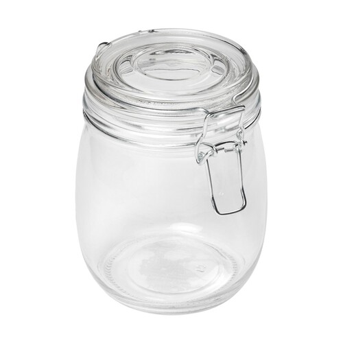 Nutmeg Home Medium Glass Clip Top Jar