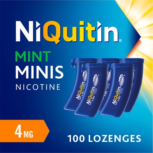 NiQuitin Minis Mint 4mg 100 Lozenges