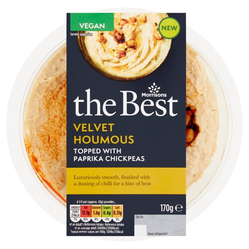 Morrisons The Best Houmous Chickpea & Paprika