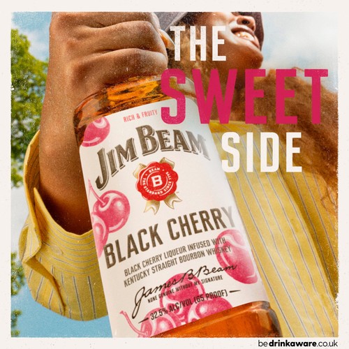 Jim Beam Black Cherry Kentucky Bourbon Whiskey  70cl